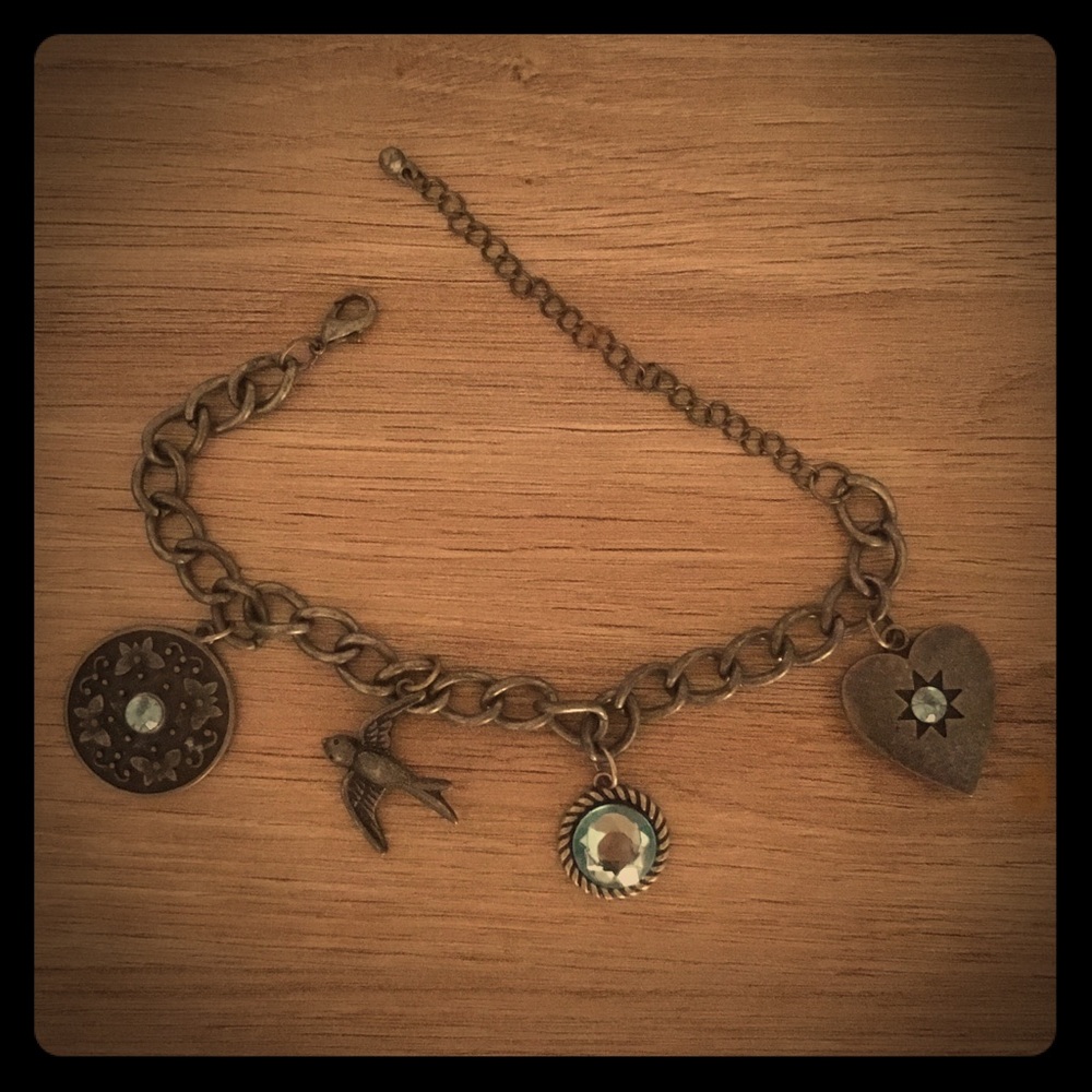 Women’s Bronze “Free Spirit” Charm Bracelet